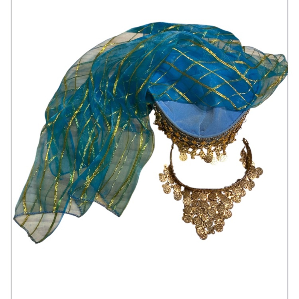 TET Arabian hat and necklace.